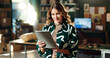 © peopleimages.com - Tablet, search and woman in creative small business with ecommerce, networking and dropshipping. Smile, designer and entrepreneur in office on digital app, online order management or delivery boxes
