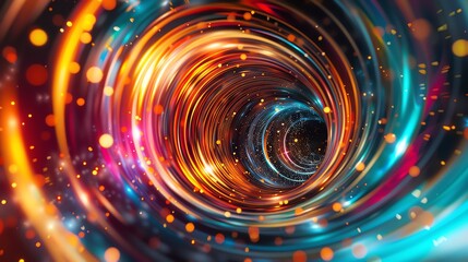 Wall Mural - This is an abstract image of a vortex.
