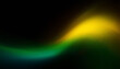 © GTNA73 - Blurred Yellow green color light art gradient radiance soft texture on dark black abstract background. Neon blur glow. Color light overlay. Copy space.