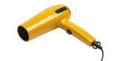 Isolated Yellow Hair Dryer