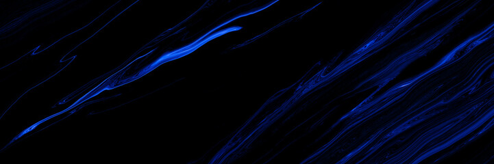 Leinwandbilder - Marble rock texture blue ink pattern liquid swirl paint black dark that is Illustration background for do ceramic counter tile white that is abstract waves skin wall luxurious art ideas concept.