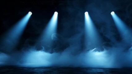 Wall Mural - abstract background with smoky effects and light beams, perfect for presentations or commercials.