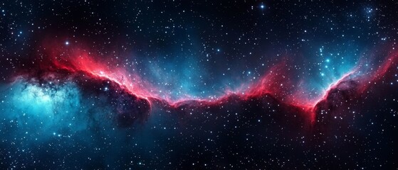 Wall Mural - deep space abstract background created with generative algorithms.
