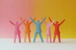 © Imagentive - Colorful Paper People Teamwork Success Celebration2