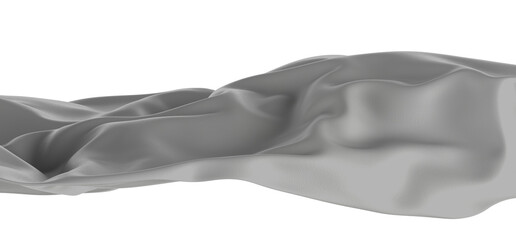 Leinwandbilder - Abstract Gray Fabric