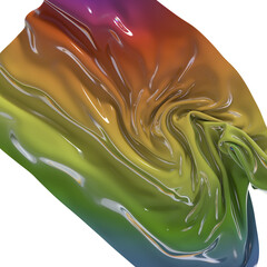 Leinwandbilder - colorful wonderland: explore the depths of a chromatic 3d background