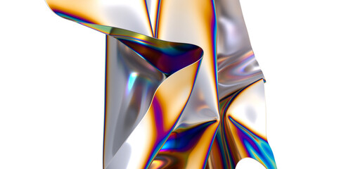 Leinwandbilder - colorful wonderland: explore the depths of a chromatic 3d background