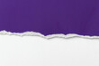 © Mr. PNG - Purple Torn Paper with Rough Edge on White Background