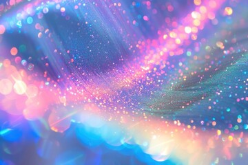 Wall Mural - wave texture glitter backgrounds rainbow.