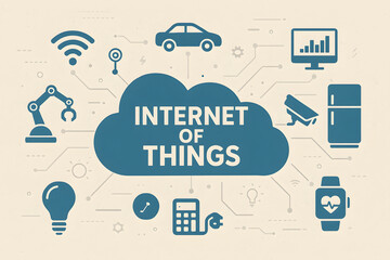 Wall Mural - digital connectivity: a modern illustration showcasing the 