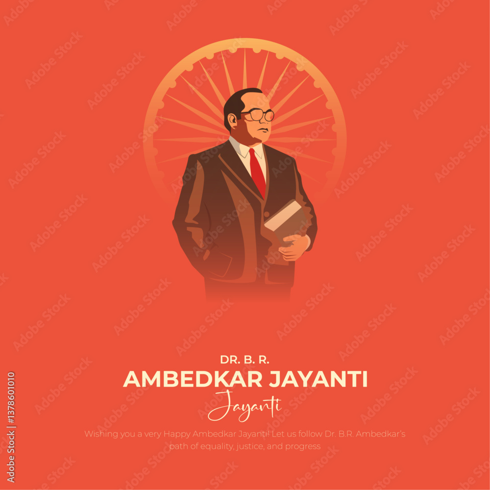 Happy Dr Ambedkar Jayanti Post And Greeting Card Birthday Celebration
