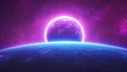 Wall Mural - earth and sun