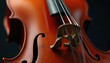 © Maryna - Close-up of cello body with strings. Wooden instrument craftmanship, details, soft lighting, sound, music, art, design, classical performance, texture. Elegant traditional hand-made art.
