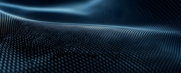Wall Mural - blue carbon fiber background, dark blue gradient background, 3d rendering, abstract technology