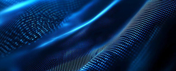 Wall Mural - blue carbon fiber background, dark blue gradient background, 3d rendering, abstract technology