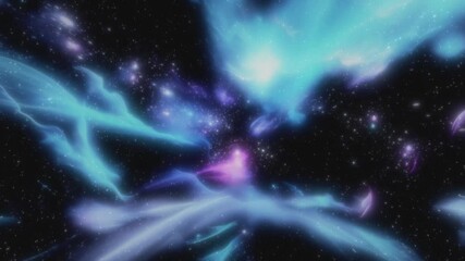 Wall Mural - explore a stunning cosmic backdrop with vibrant colors and soft effects