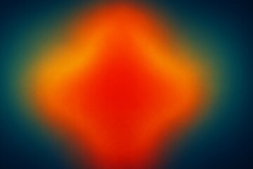 Wall Mural - blurry red and orange gradient creating a soft, ethereal glow against a dark, moody backdrop, perfec