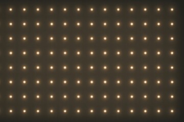 Wall Mural - warm lights shining against a dark background form a captivating grid pattern, perfect for creating 