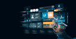 © Dee karen - UX-UI development along with web design to develop mobile and laptop app interface layout design. User experience concept, UX-UI designer, creative planning, data visualization, application design