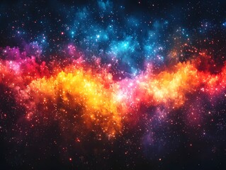 Sticker - dazzling fireworks display lighting up the night sky