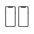 © PNG-RIVER - Minimalist black smartphones with sleek modern design