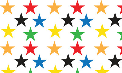 Wall Mural - abstract geometric coloring star pattern can be used background, banner, poster.