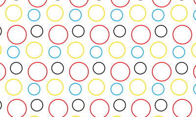 Poster - abstract geometric coloring outline dot pattern can be used background, banner, poster.