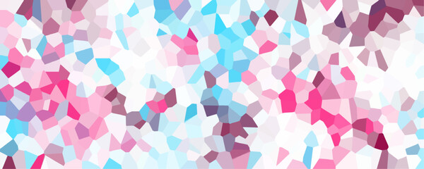 Wall Mural - quartz glass natural abstract mixed colored geometric hexagonal hexagon mosaic cement stone textured