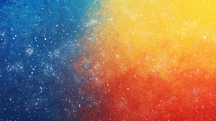 Leinwandbilder - Abstract color gradient background grainy orange blue yellow white noise texture backdrop