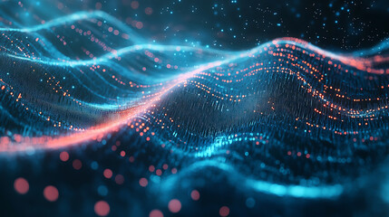 Fototapete - Abstract digital background for project management