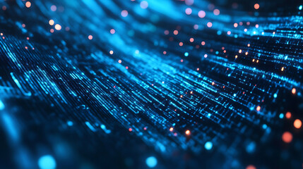 Fototapete - Data conncetion, technology business background copy space for websites, modern abstract design