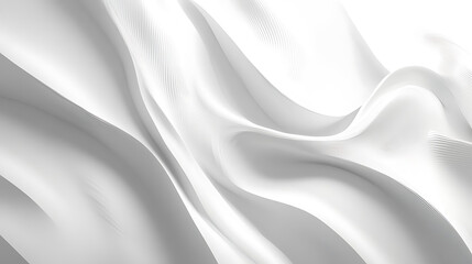 Leinwandbilder - An elegant white background with wavy pattern