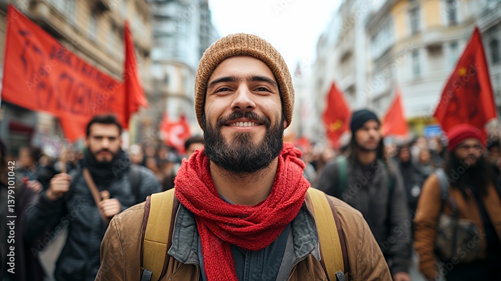 Marchers Unite at Iconic Landmarks for Rights and Equality