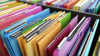 Poster - The concept of a document management system is based on the idea of a business having access to specific folders and documents, and using icons to identify those folders and documents, it is also