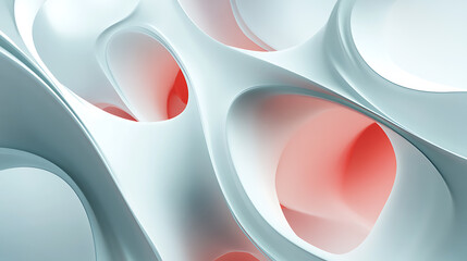 Leinwandbilder - Modern digital abstract 3d background, copy space, based on