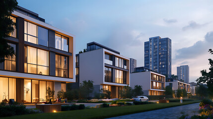 Poster - Modern residential development