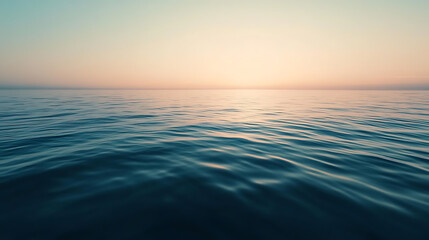 Poster - Calm ocean with a distant horizon calmness atmospheric photo footage for tiktok, instagram, reels, shorts