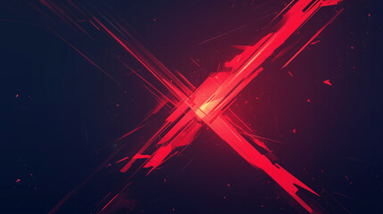 Wall Mural - abstract red background