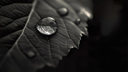 Wall Mural - Discover the Fascinating Beauty of a Single Water Drop Showcasing Nature's Intricate Patterns and Inspiring Creative Ideas for Artists and Designers