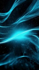 Wall Mural - Abstract blue animated background.