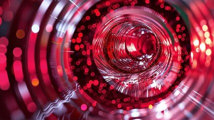 Aufkleber - This 4K visual representation of synthetic blood flow and nano medicine for transfusion applications.