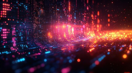 Futuristic Digital Interface Design for Cryptocurrency Inspired Website or App Template