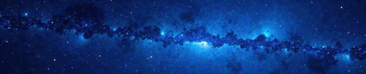 celestial night sky with stars and galaxy in a dark blue background, universe, nebula, cosmos