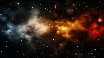 Wall Mural - celestial canvas: a captivating image of a cosmic nebula, a mesmerizing display of interstellar dust