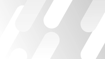 Wall Mural - Background White Geometric Loop Animation