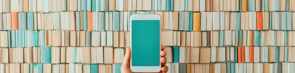 Aufkleber - Minimalist Digital Reading Revolution AI-Powered Mobile Translation App Transforming Global Literature Access for Tech-Savvy Knowledge Seekers in Sustainable, Multicultural Learning Environments
