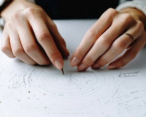 Poster - Mindful Academic Visualization Analog Knowledge Mapping for Gen Z Learning Strategies - Tactile Research and Intentional Study Methodology in Digital Age Transformation