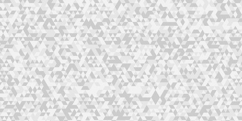 Wall Mural - vector gray polygon mosaic triangle overlap texture background. white and gray overlapping cube squa