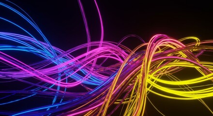 Wall Mural - abstract lines background