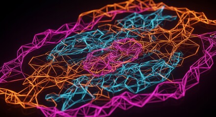 Wall Mural - abstract lines background